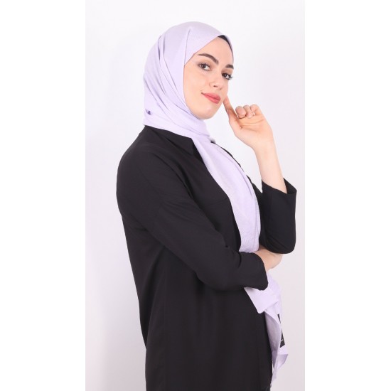 EMPROYAL SİMLİ CAZ ŞAL AÇIK LİLA