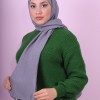 EMPROYAL SOF İPEK LEOPAR DESEN ŞAL ANTRASİT