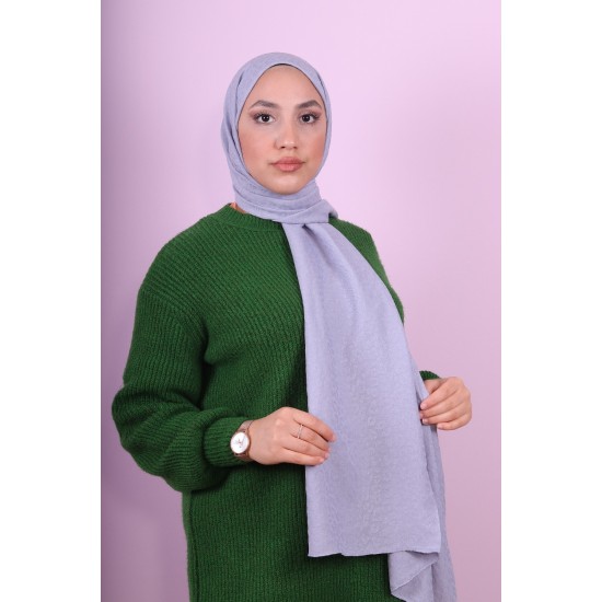 EMPROYAL SOF İPEK LEOPAR DESEN ŞAL DUMAN