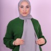 EMPROYAL SOF İPEK LEOPAR DESEN ŞAL FÜME