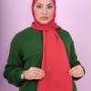 EMPROYAL SOF İPEK LEOPAR DESEN ŞAL KİREMİT