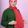 EMPROYAL SOF İPEK LEOPAR DESEN ŞAL KİREMİT