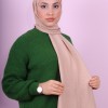 EMPROYAL SOF İPEK LEOPAR DESEN ŞAL SÜTLÜ KAHVE