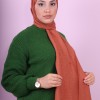 EMPROYAL SOF İPEK LEOPAR DESEN ŞAL TABA