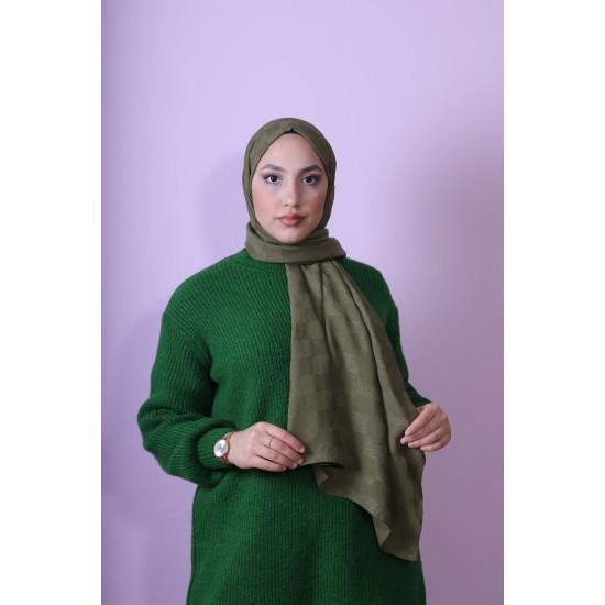 EMPROYAL SOFT İPEK DAMA ŞAL HAKİ