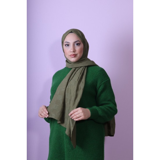 EMPROYAL SOFT İPEK DAMA ŞAL HAKİ