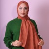 EMPROYAL SOFT İPEK DAMA ŞAL KİREMİT