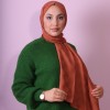 EMPROYAL SOFT İPEK DAMA ŞAL KİREMİT