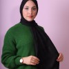 EMPROYAL SOFT İPEK DAMA ŞAL SİYAH