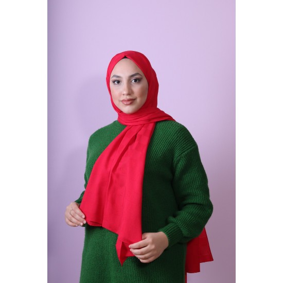EMPROYAL SOFT İPEK DAMA ŞAL VİŞNE