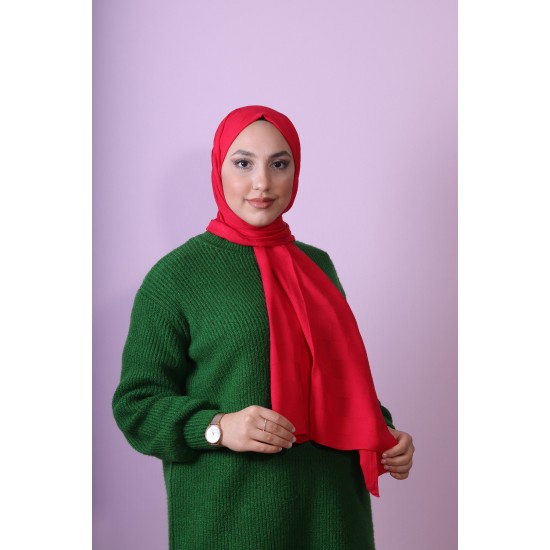 EMPROYAL SOFT İPEK DAMA ŞAL VİŞNE