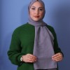 EMPROYAL SOFT İPEK ZİNCİR DESEN ŞAL ANTRASİT