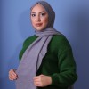 EMPROYAL SOFT İPEK ZİNCİR DESEN ŞAL ANTRASİT