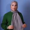 EMPROYAL SOFT İPEK ZİNCİR DESEN ŞAL DUMAN