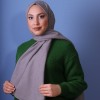 EMPROYAL SOFT İPEK ZİNCİR DESEN ŞAL DUMAN