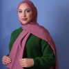 EMPROYAL SOFT İPEK ZİNCİR DESEN ŞAL GÜL KURUSU