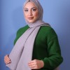 EMPROYAL SOFT İPEK ZİNCİR DESEN ŞAL GÜMÜŞ