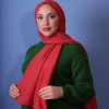 EMPROYAL SOFT İPEK ZİNCİR DESEN ŞAL KİREMİT