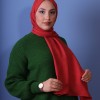 EMPROYAL SOFT İPEK ZİNCİR DESEN ŞAL KİREMİT