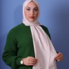 EMPROYAL SOFT İPEK ZİNCİR DESEN ŞAL KIRIK BEYAZ