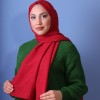 EMPROYAL SOFT İPEK ZİNCİR DESEN ŞAL KIRMIZI
