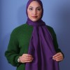EMPROYAL SOFT İPEK ZİNCİR DESEN ŞAL MOR
