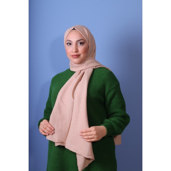 EMPROYAL SOFT İPEK ZİNCİR DESEN ŞAL SOMON