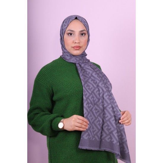 FENDİ COTTON ŞAL ANTRASİT