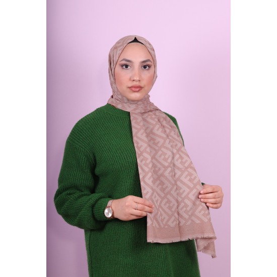 FENDİ COTTON ŞAL ÇİKOLATA