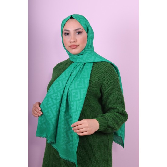 FENDİ COTTON ŞAL ÇİMEN