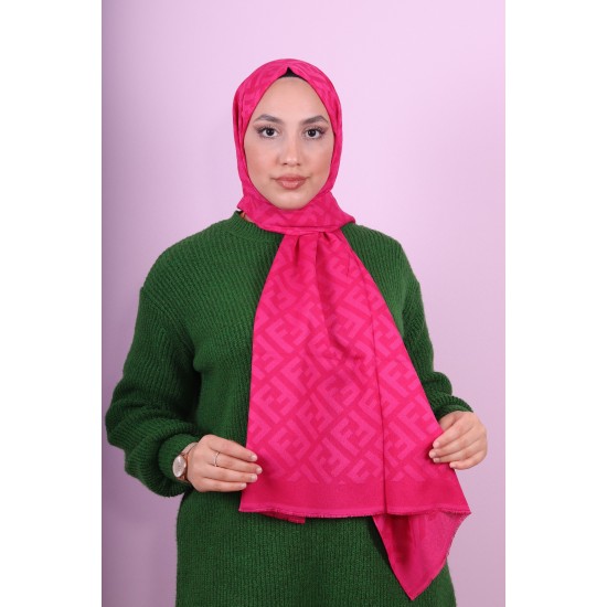 FENDİ COTTON ŞAL FUŞYA