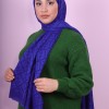 FENDİ COTTON ŞAL GECE MAVİSİ