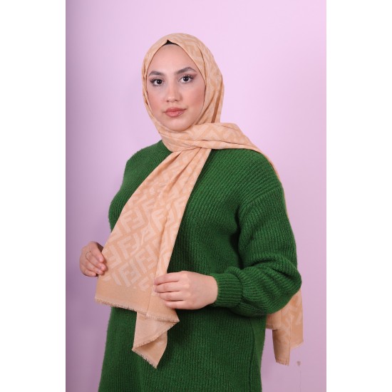 FENDİ COTTON ŞAL GOLD