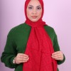 FENDİ COTTON ŞAL KIRMIZI