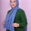 FENDİ COTTON ŞAL MAVİ