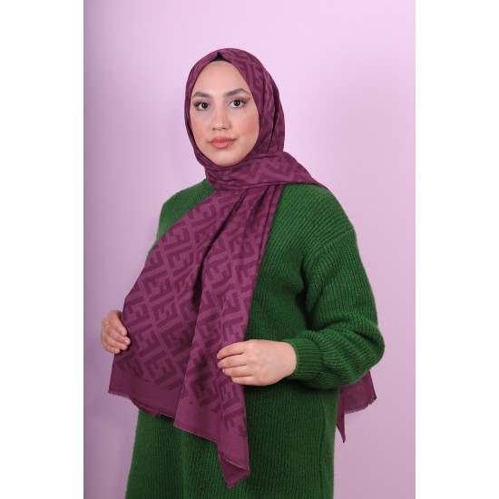 FENDİ COTTON ŞAL MÜRDÜM