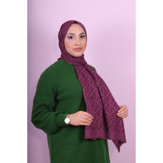 FENDİ COTTON ŞAL MÜRDÜM
