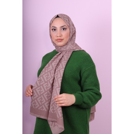 FENDİ COTTON ŞAL VİZON