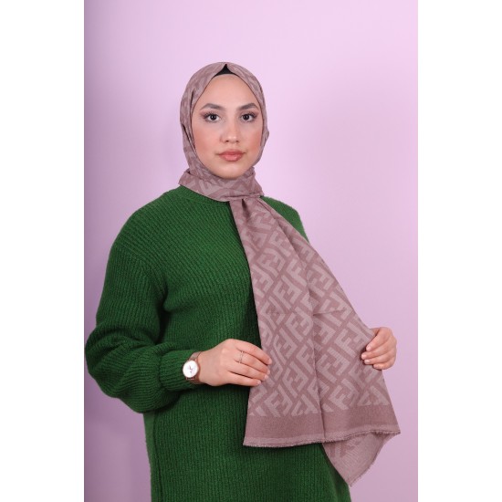 FENDİ COTTON ŞAL VİZON