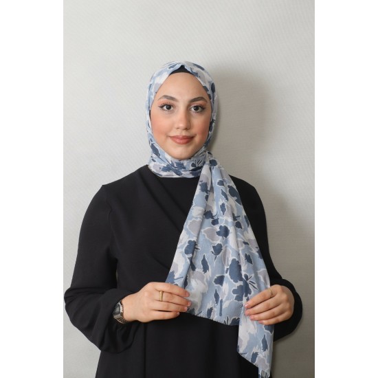 FİVE COTTON ŞAL 14531-1 BUZ MAVİ