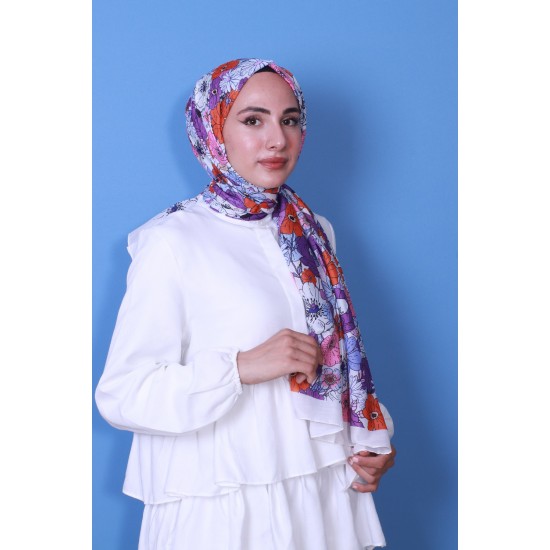 HAREM SCARF 3089-V18 BEYAZ