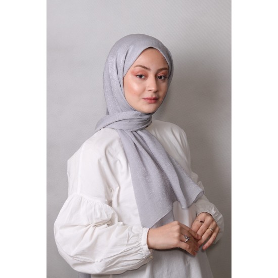HAREM SCARF IŞILTILI ŞAL - GRİ