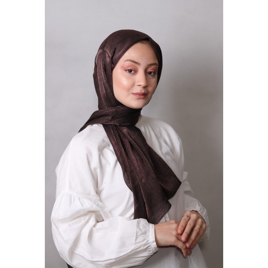 HAREM SCARF IŞILTILI ŞAL - KARAMEL