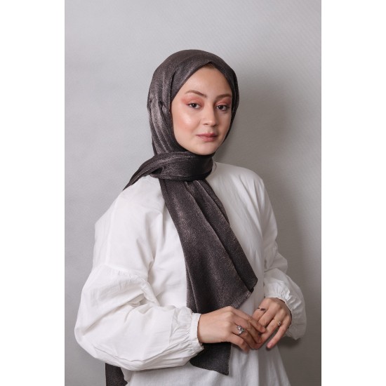 HAREM SCARF IŞILTILI ŞAL - PUDRA