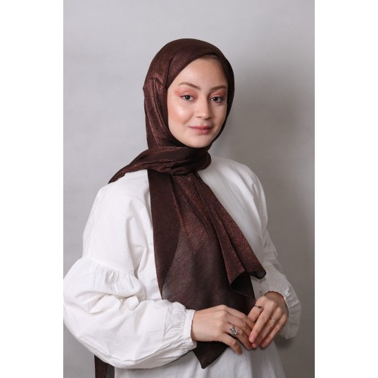 HAREM SCARF IŞILTILI ŞAL - TABA