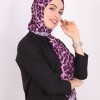 HAREM SCARF LEOPAR ŞAL FUŞYA