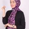HAREM SCARF LEOPAR ŞAL FUŞYA