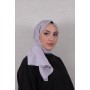 HAREM SCARF MİA ŞAL - GÜMÜŞ-GRİ
