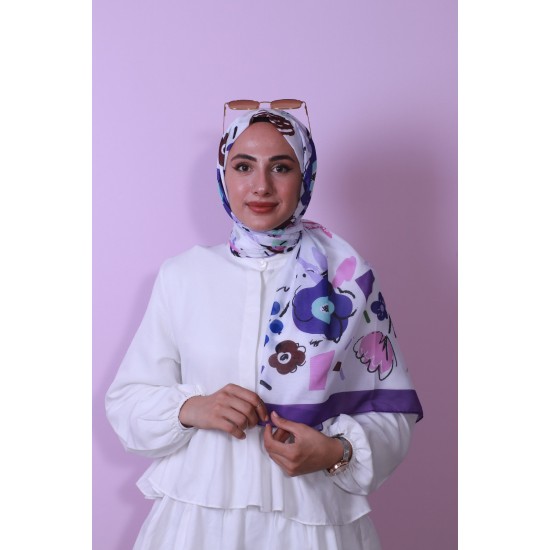 HAREM SCARF SOFT ŞAL 3086 V35-BEYAZ