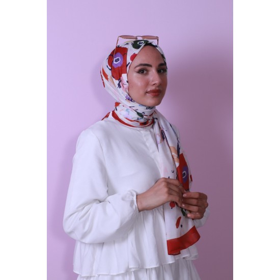 HAREM SCARF SOFT ŞAL 3086 V38 - KIRIK BEYAZ